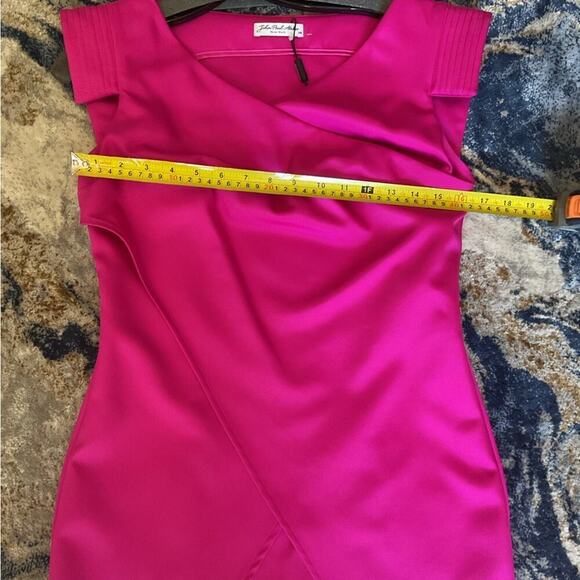 NWT John Paul Ataker New York Pink Fuschia Tunic Top Size 4 - Picture 10 of 13